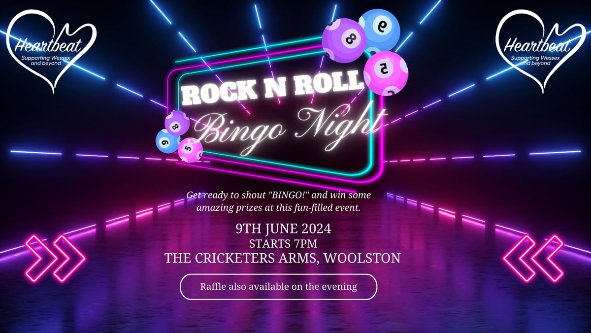 Community Rock n Roll Bingo at the Cricketers Arms Woolston