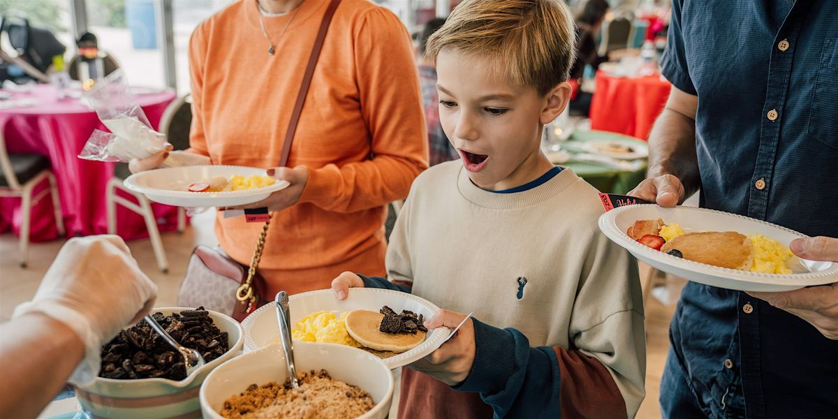 Sandi and Santa's Annual Pancake Breakfast