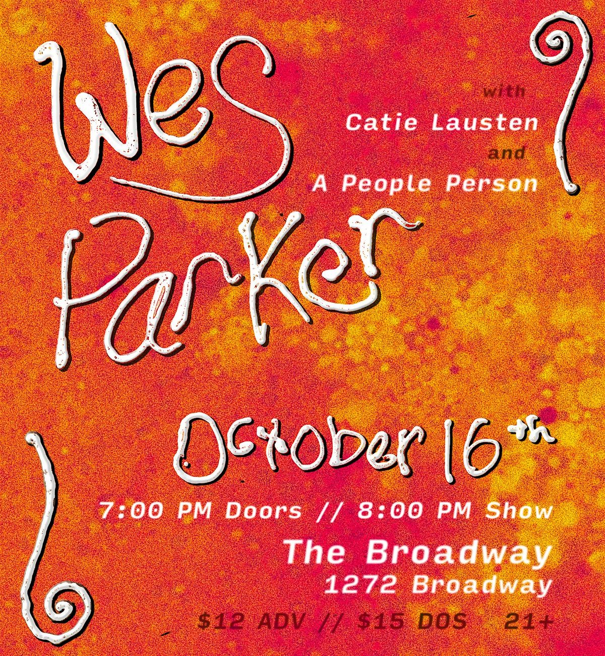 Wes Parker w\/ Catie Lausten + A People Person