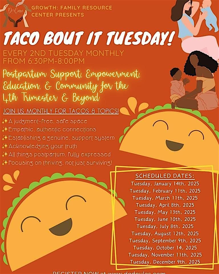 Taco Bout It Tuesday - Postpartum and New Mom Group
