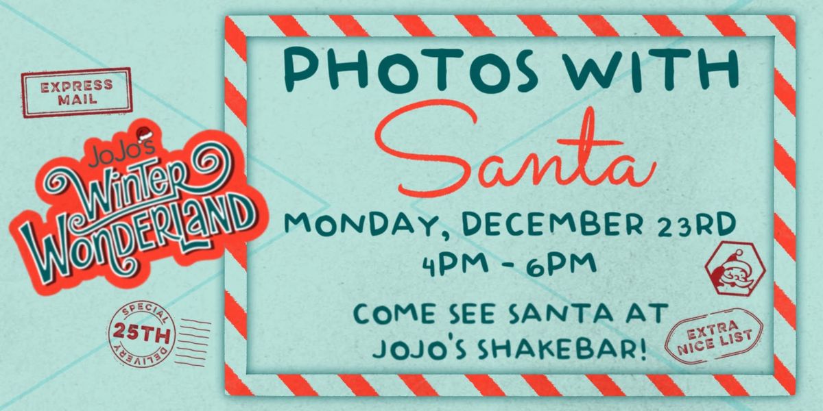 Photos With Santa at JoJo's Winter Wonderland in Detroit