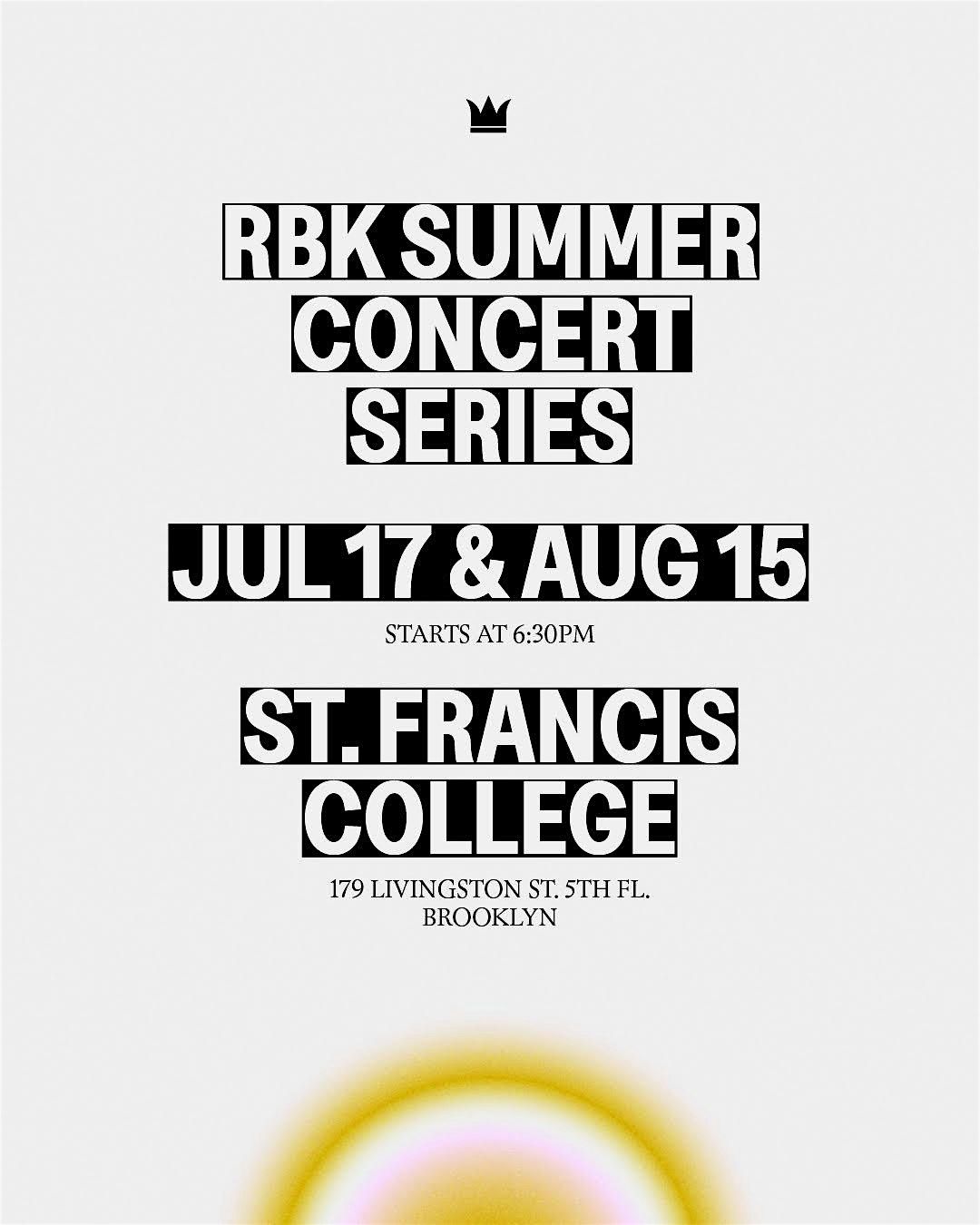 RBK Summer Concert Series