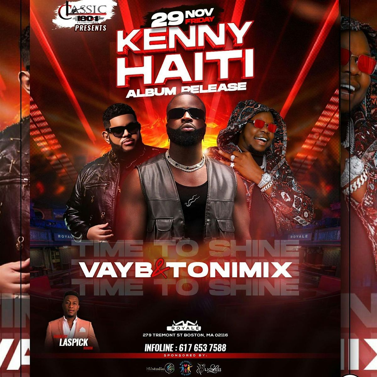 KENNY HAITI'S ALBUM RELEASE PARTY FEATURING VAYB AND TONYMIX