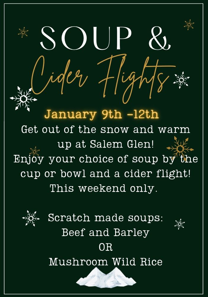 Soup and Cider Flights