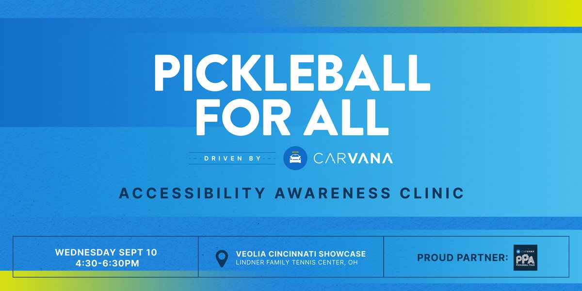 Pickleball for All: Accessibility Awareness Clinic