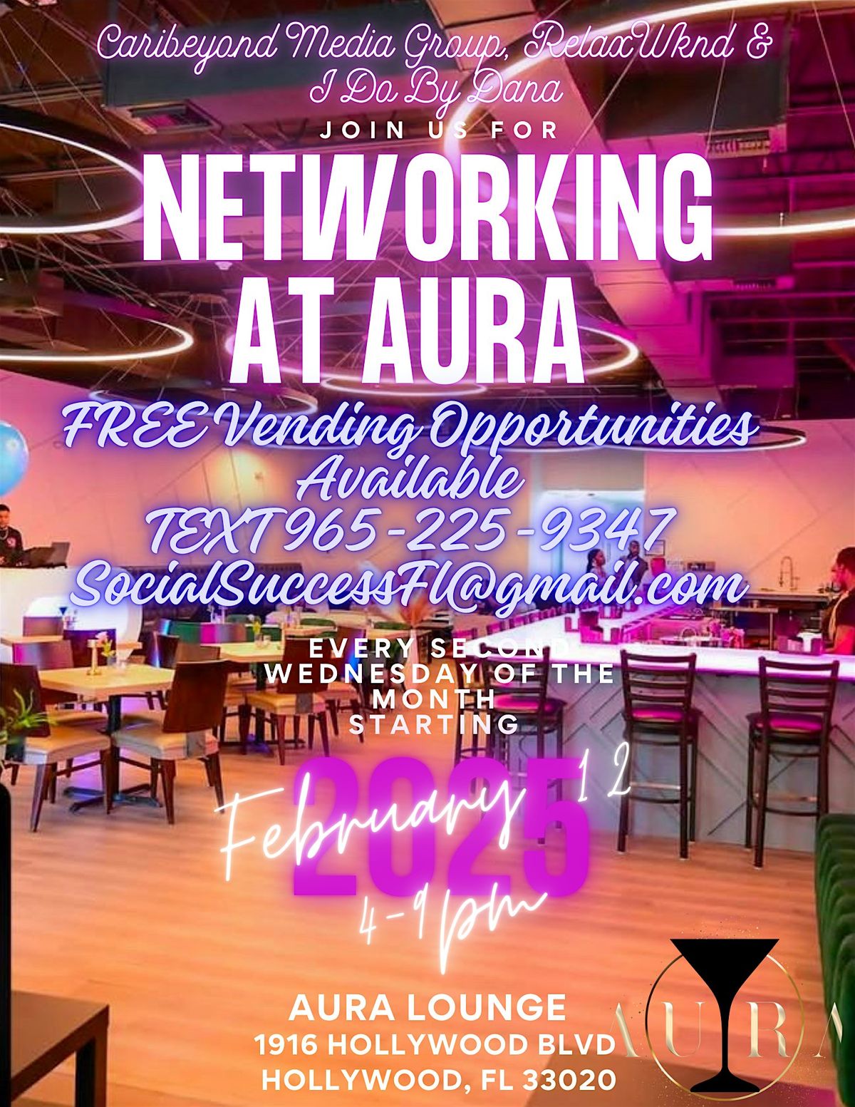 FREE VENDING AT AURA