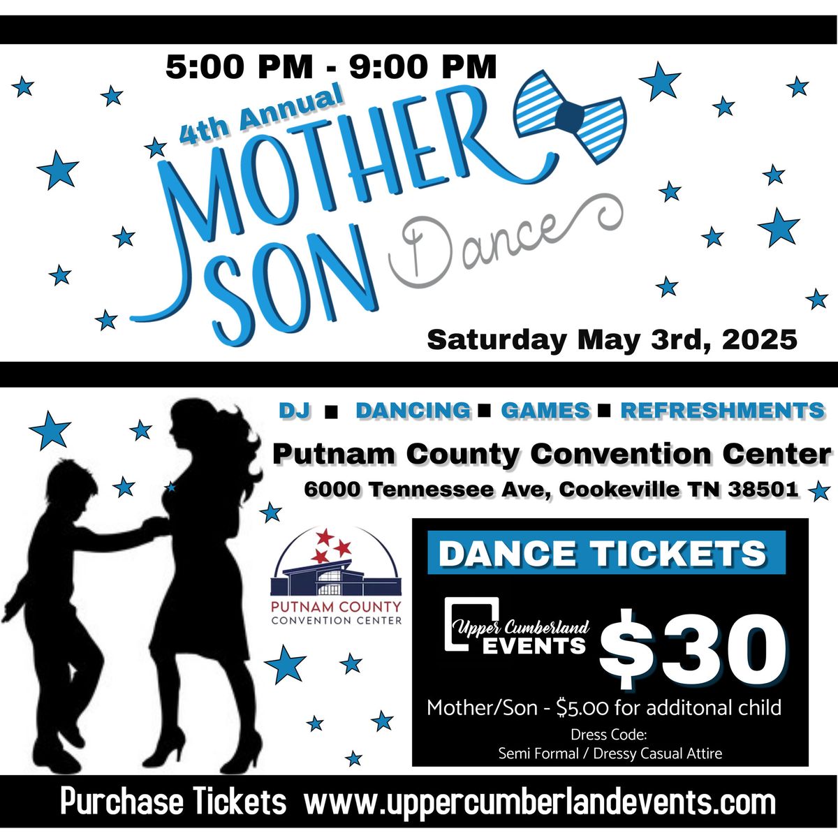  4th Annual Upper Cumberland Events Mother Son Dance