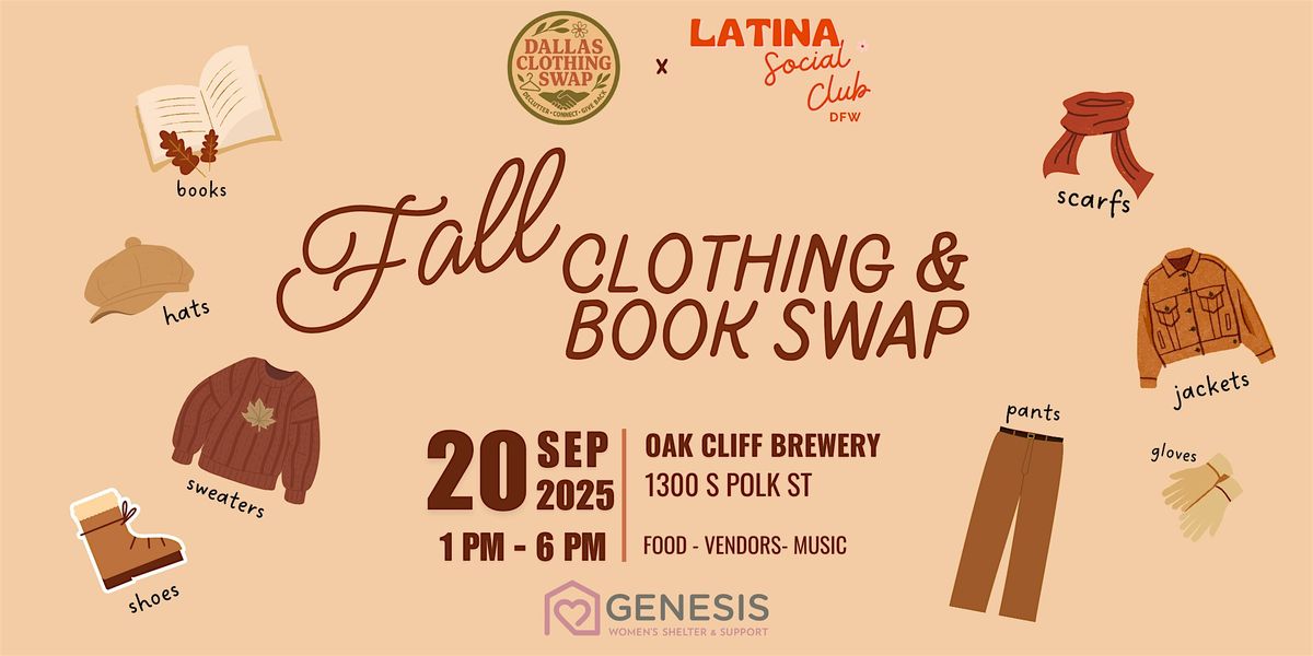 Dallas Fall Clothing & Book Swap
