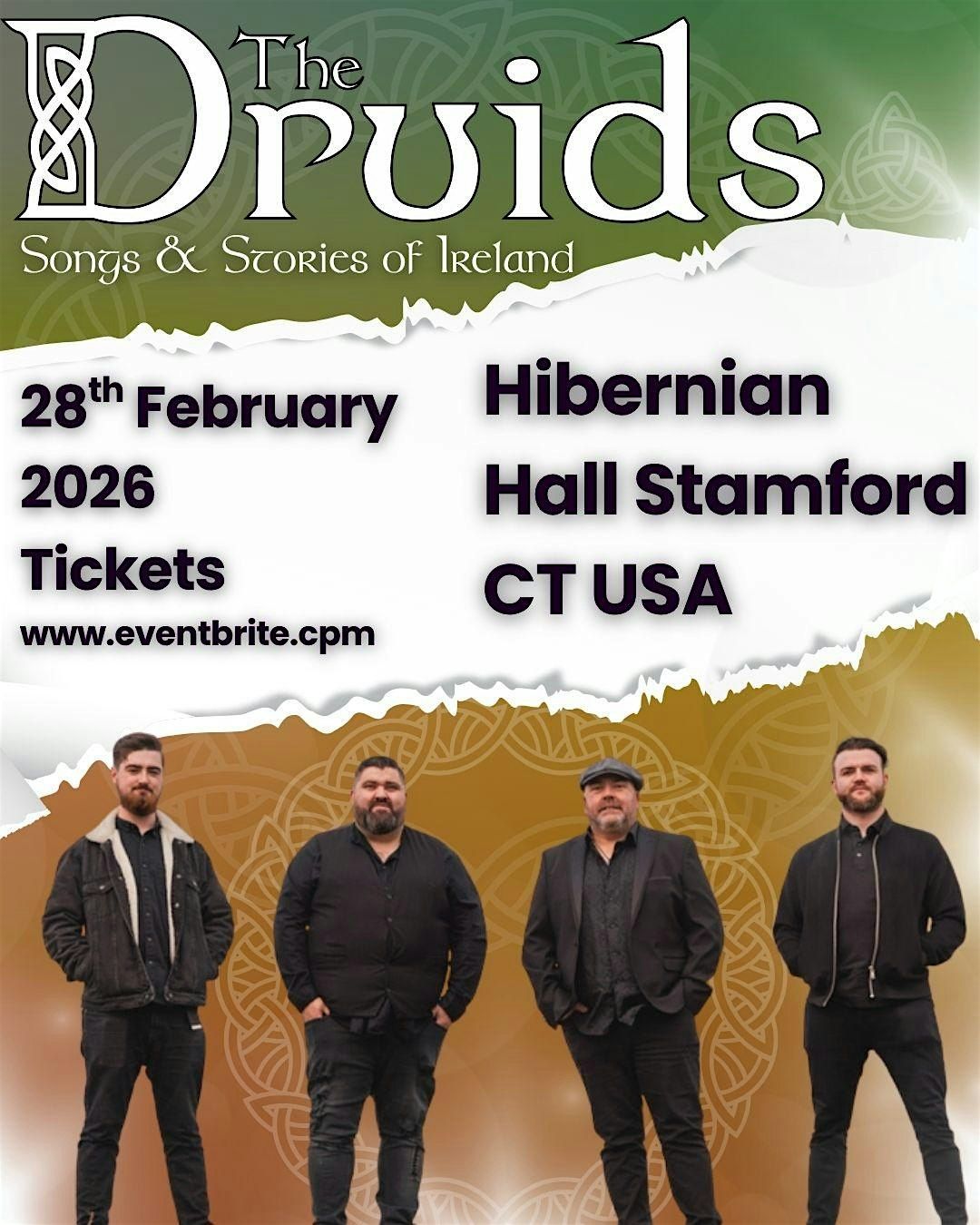 The Druids Live @Hiberian Hall Stamford CT USA