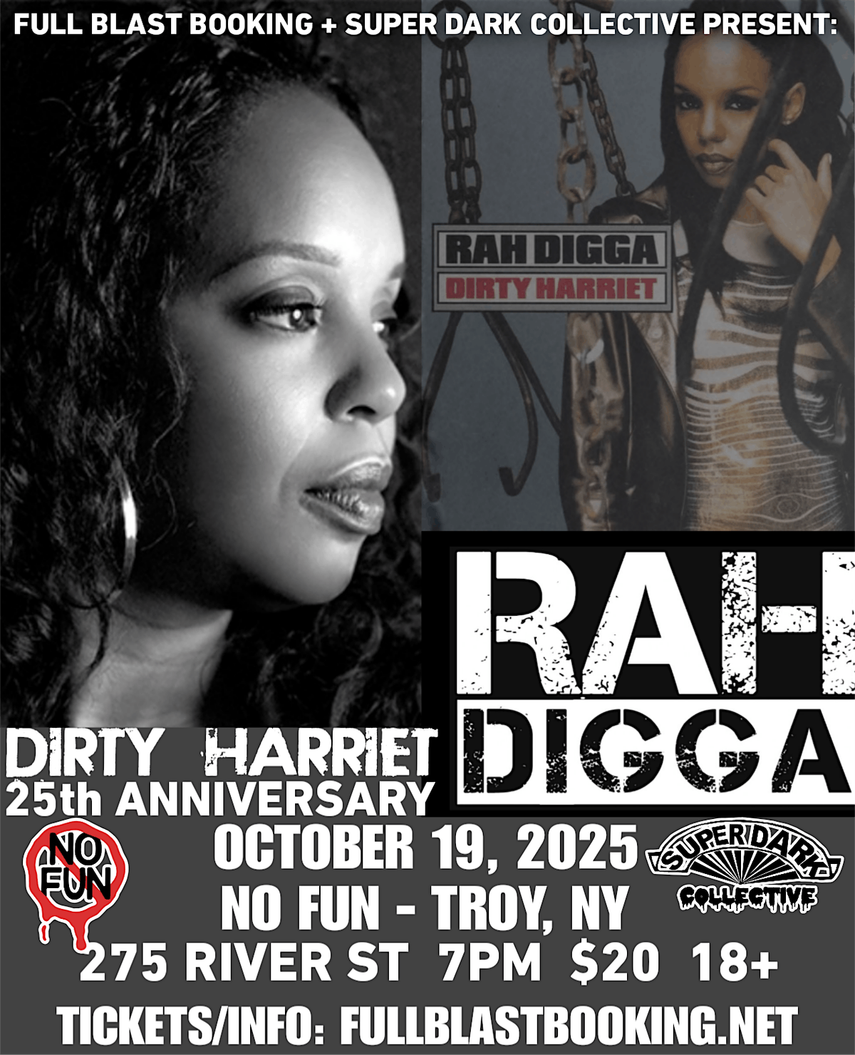 RAH DIGGA- Dirty Harriet 25th Anniversary! Troy, NY