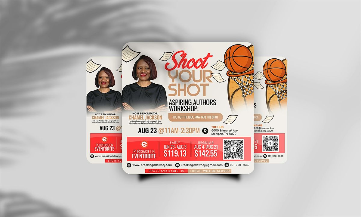 Shoot Your Shot Aspiring Authors Workshop