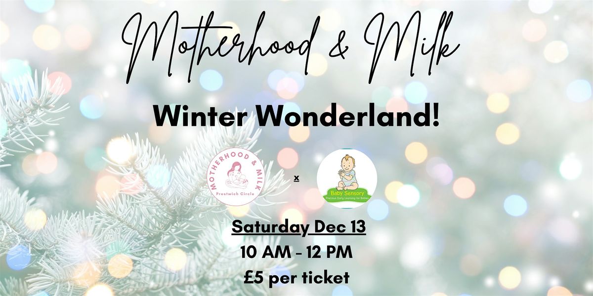 Motherhood & Milk Winter Wonderland Party \u2728