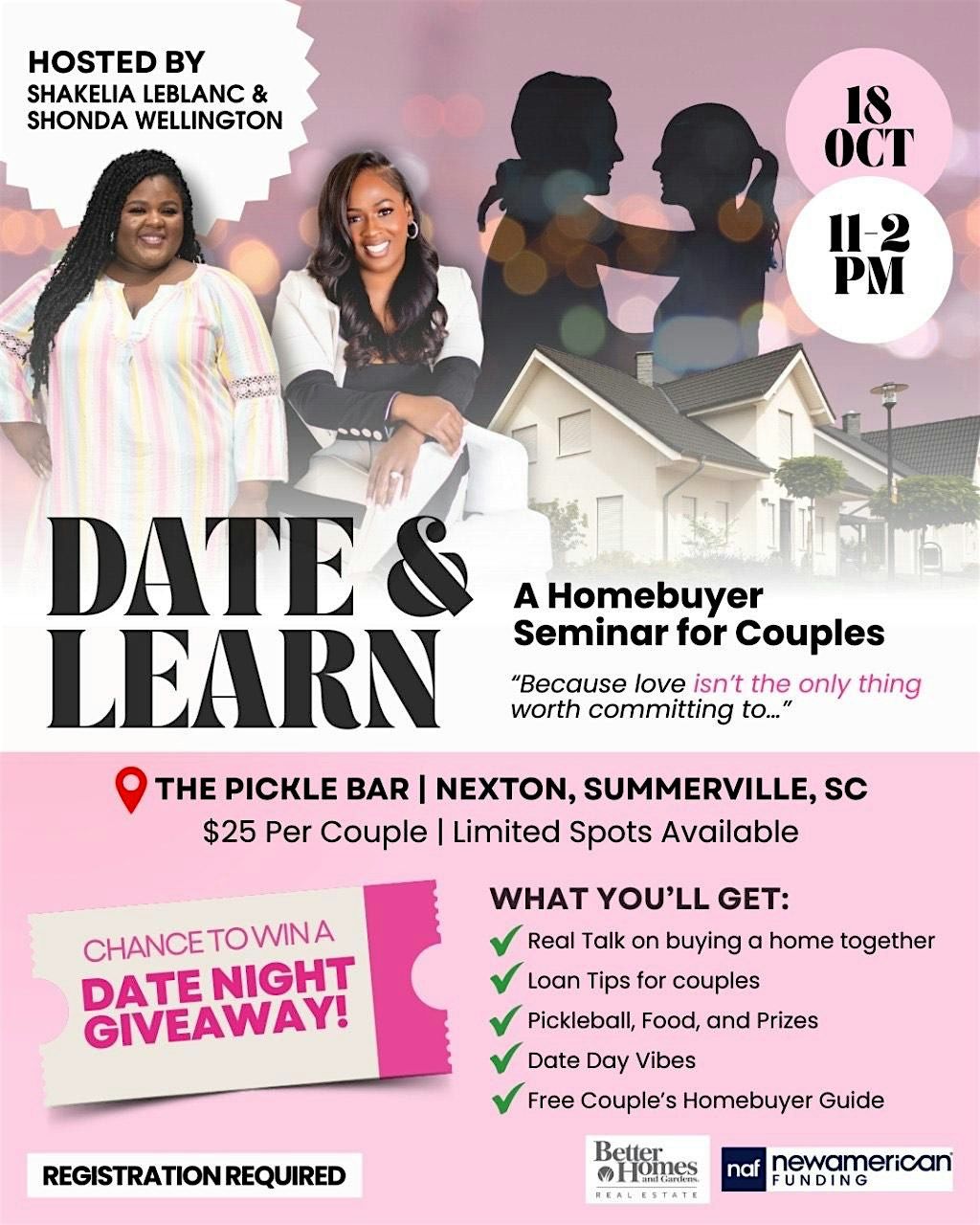 Date & Learn - A Homebuyer Seminar for Couples!