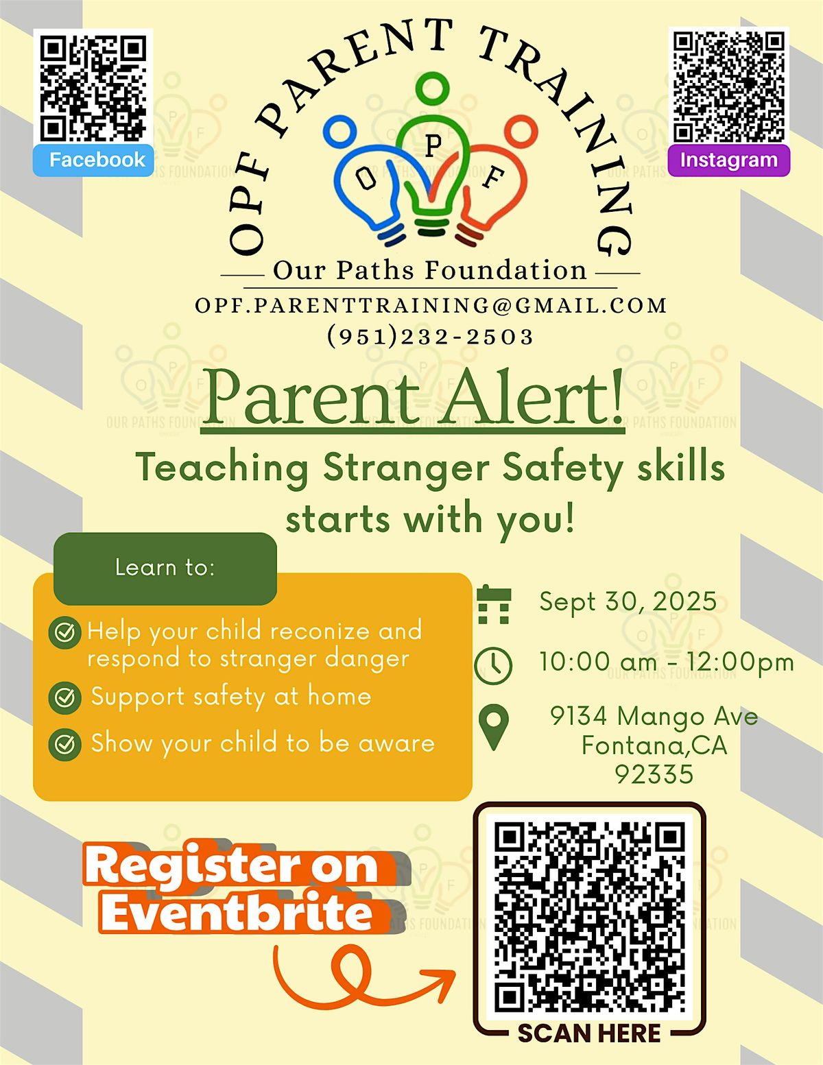 Parent Alert! Teaching your child stranger safety