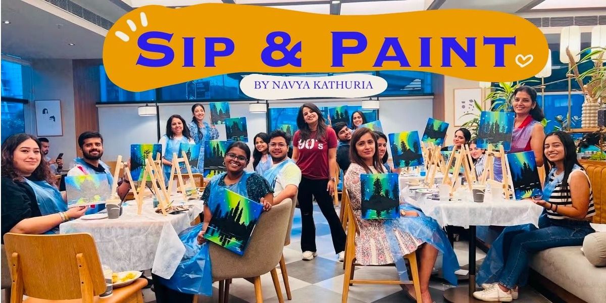 Sip and Paint (Canvas Painting)