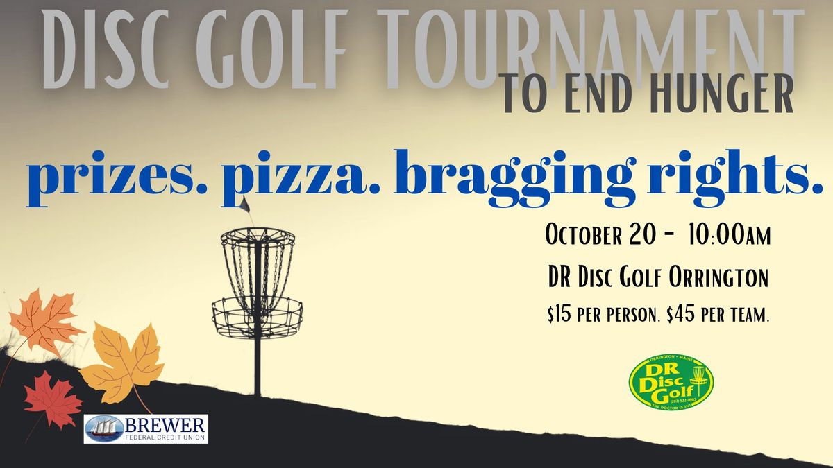  Disc Golf Tournament To End Hunger