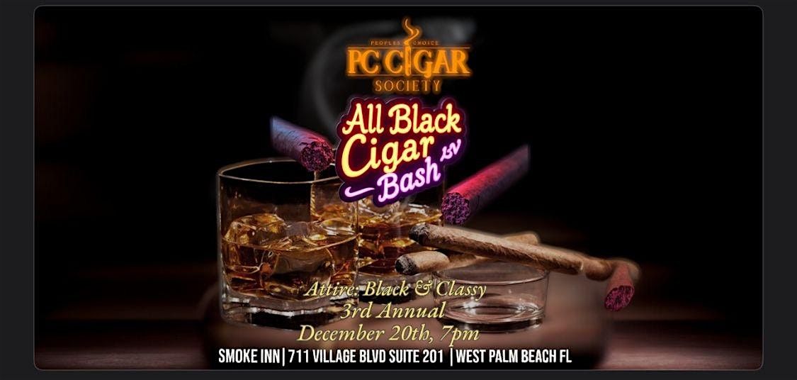 All Black Cigar Bash