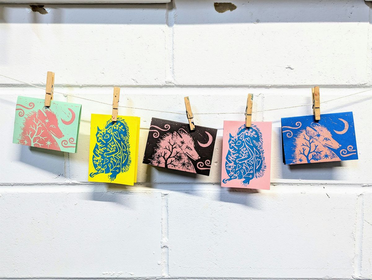 Lino Printing Cards and Gifts Workshop