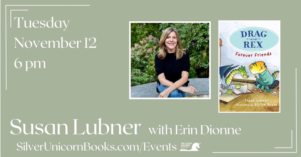 Paperback Release Party with Susan Lubner! In conversation with Erin Dionne