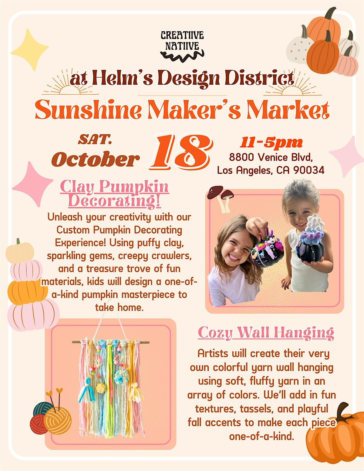 Spooky Fall Crafting with Creatiive Natiive Kiids at Helms