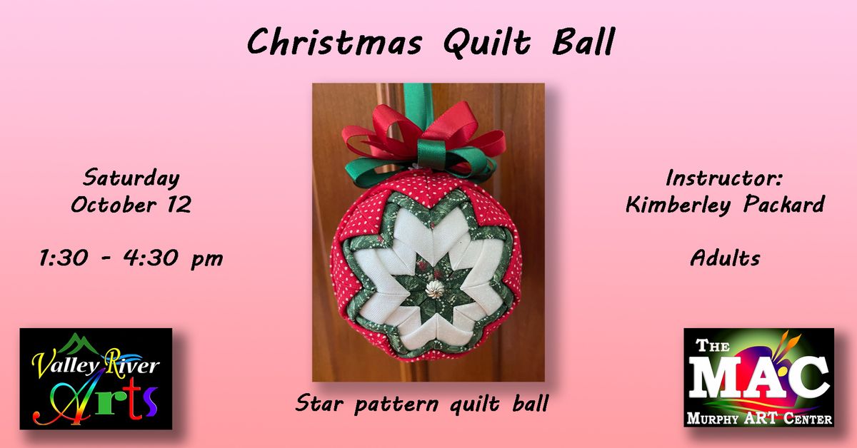 Christmas Quilt Ball