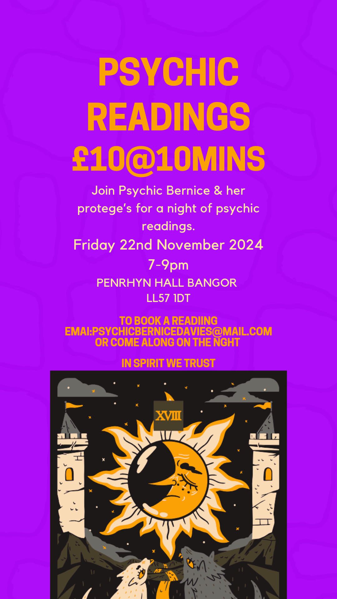 An Evening with Psychic Bernice & Protege's