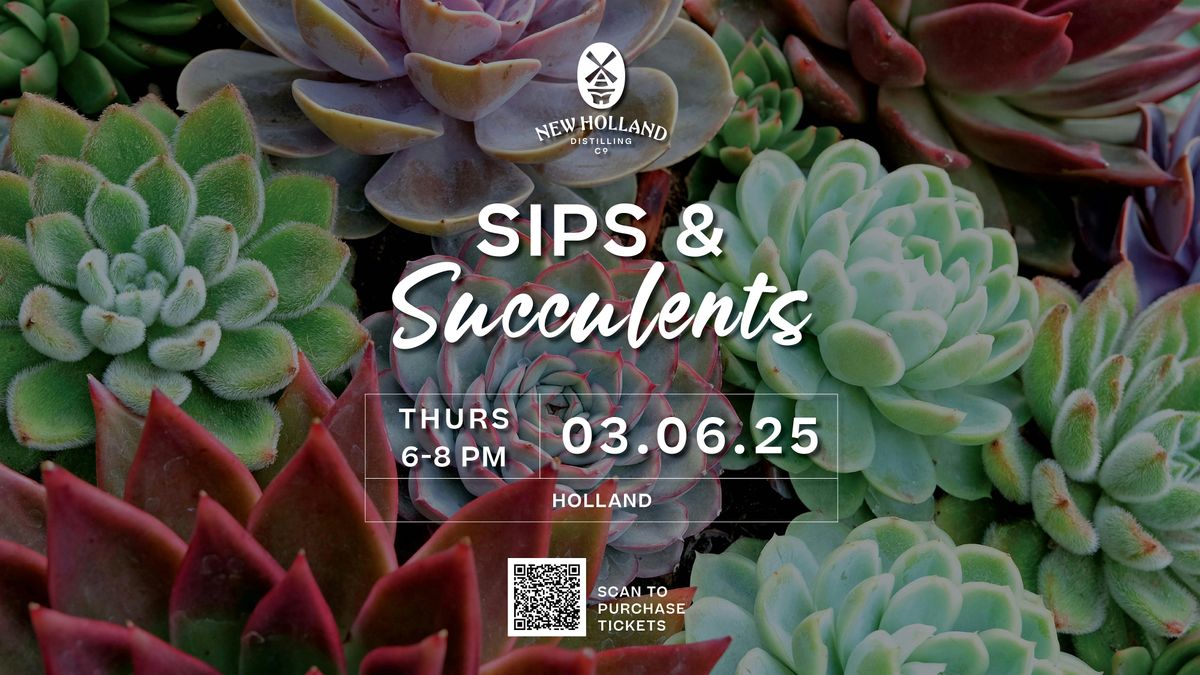 Sips & Succulents Cocktail Class