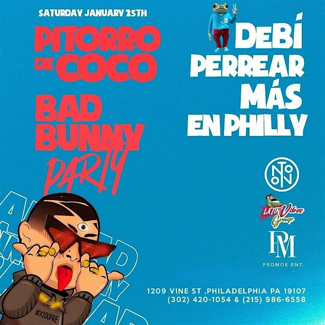 Bad Bunny Album Party @ Noto Philly January 25