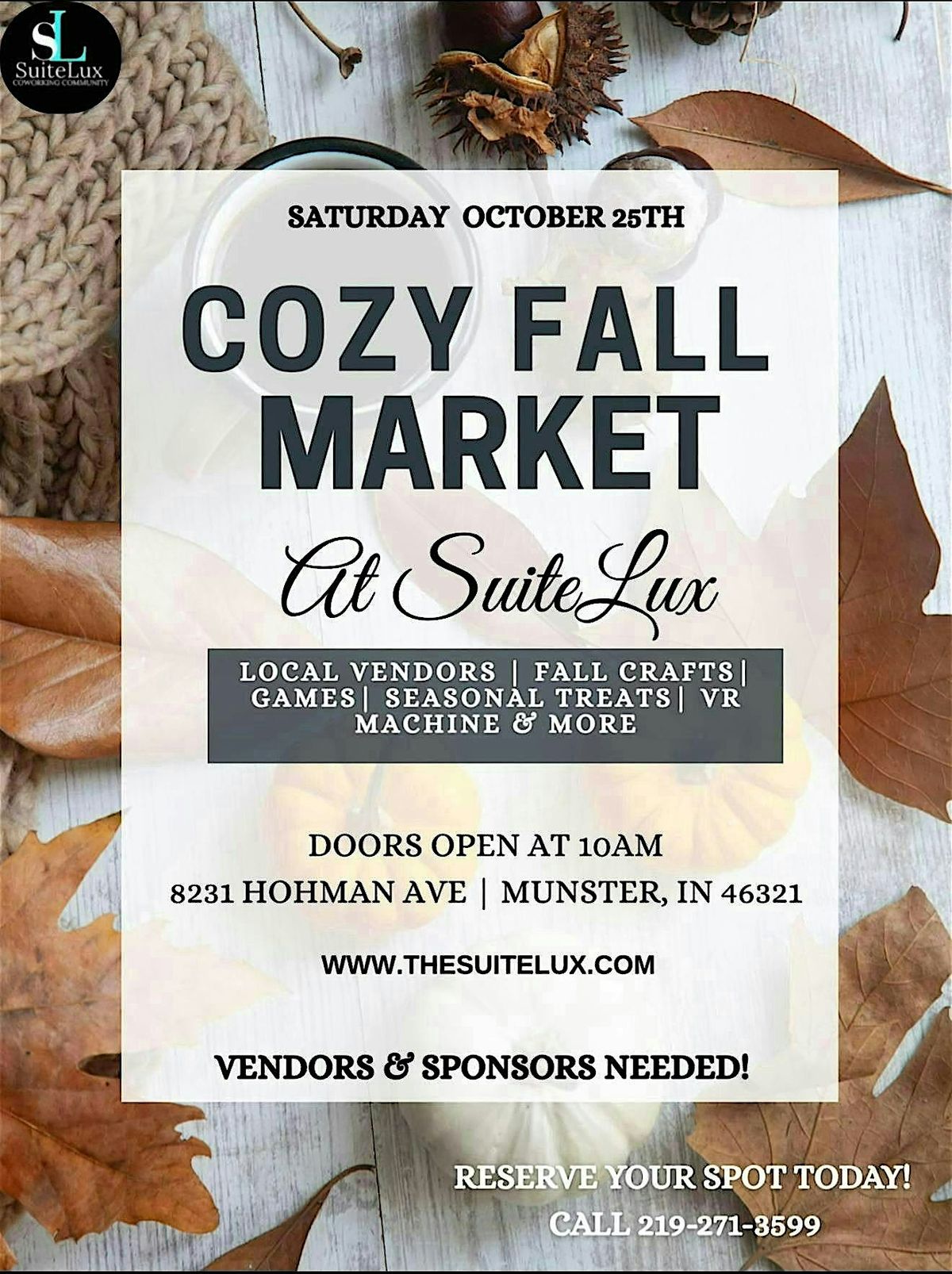 Cozy Fall Market at SuiteLux