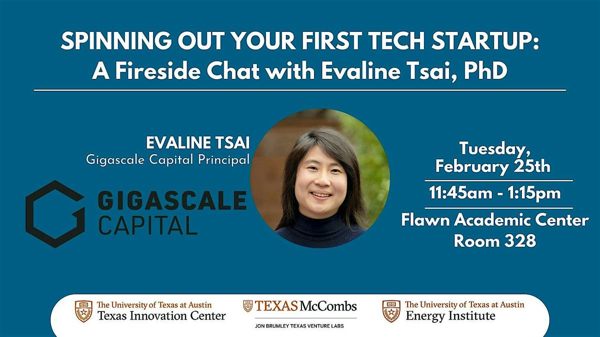 Spinning Out Your Climate Tech Startup: A Fireside Chat with Evaline Tsai