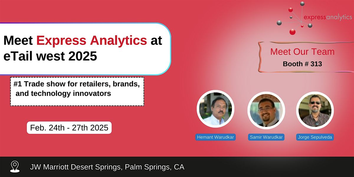 Meet Express Analytics at eTail West 2025