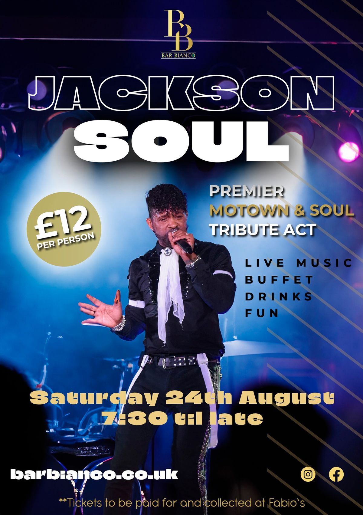 Motown Jackson Soul Night is Back at Bar Bianco!! \ud83c\udfb5\ud83c\udf7e