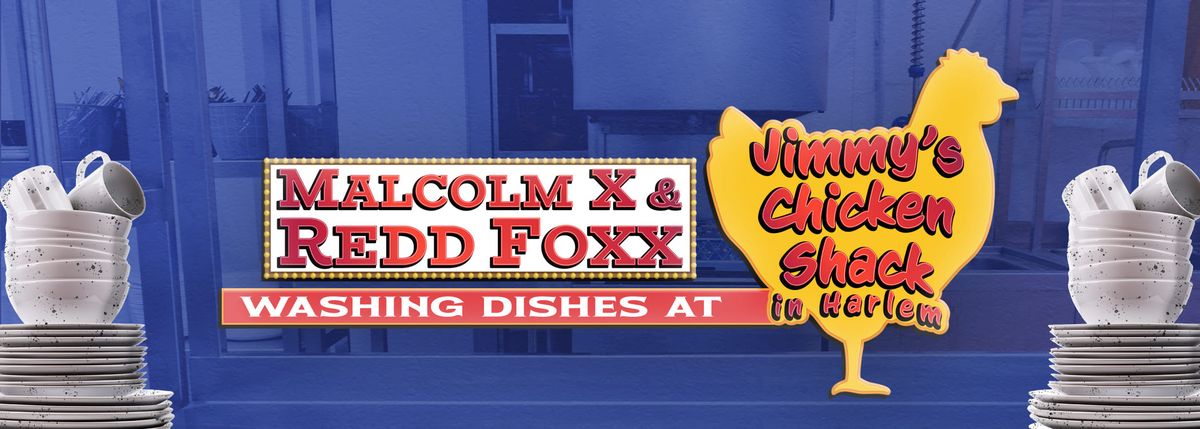 Malcolm X & Redd Foxx Washing Dishes at Jimmy's Chicken Shack in Harlem