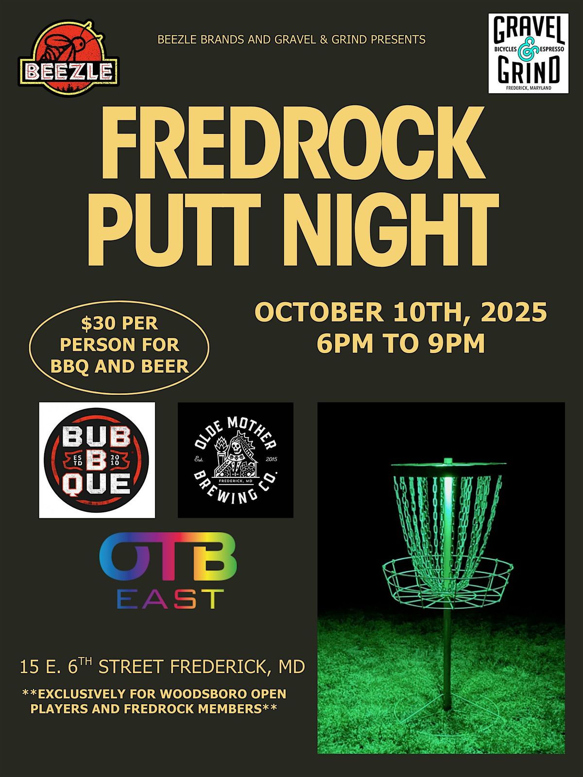 FredRock Putt Night Party