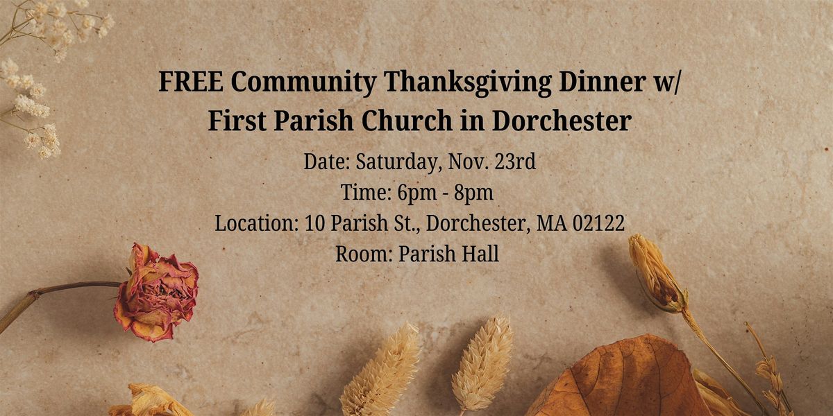 Community Thanksgiving Dinner