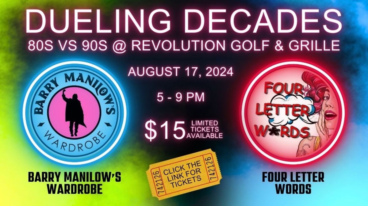 Dueling Decades 80\u2019s vs 90\u2019s Event at RevGolf
