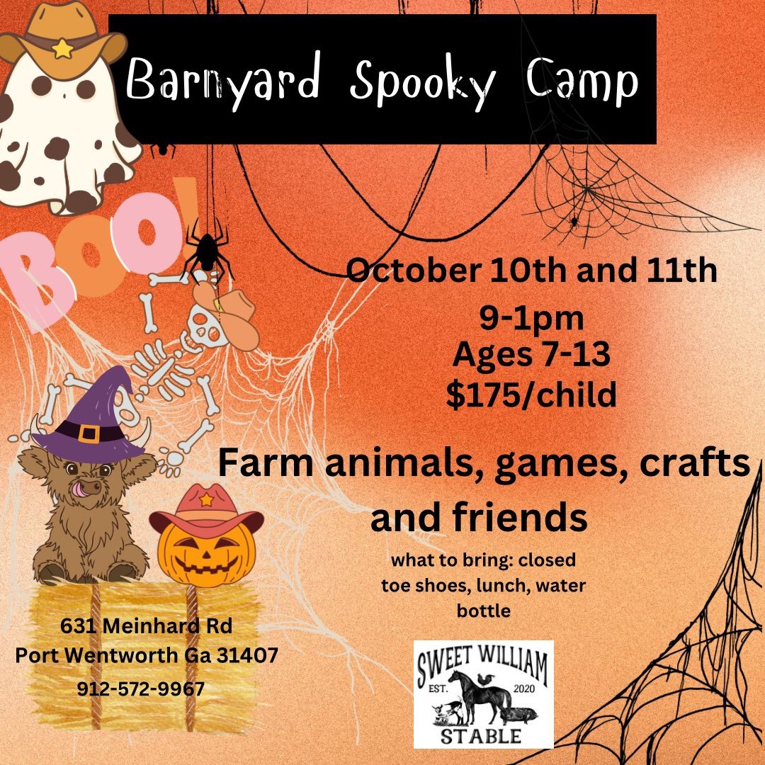 Barnyard Spooky Camp