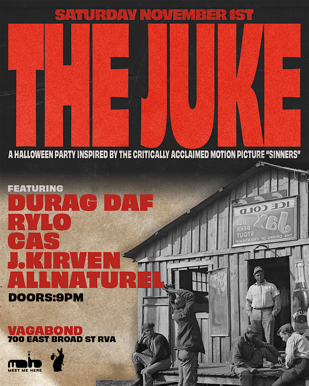 The Juke - A Sinners Themed Halloween Party at Vagabond!