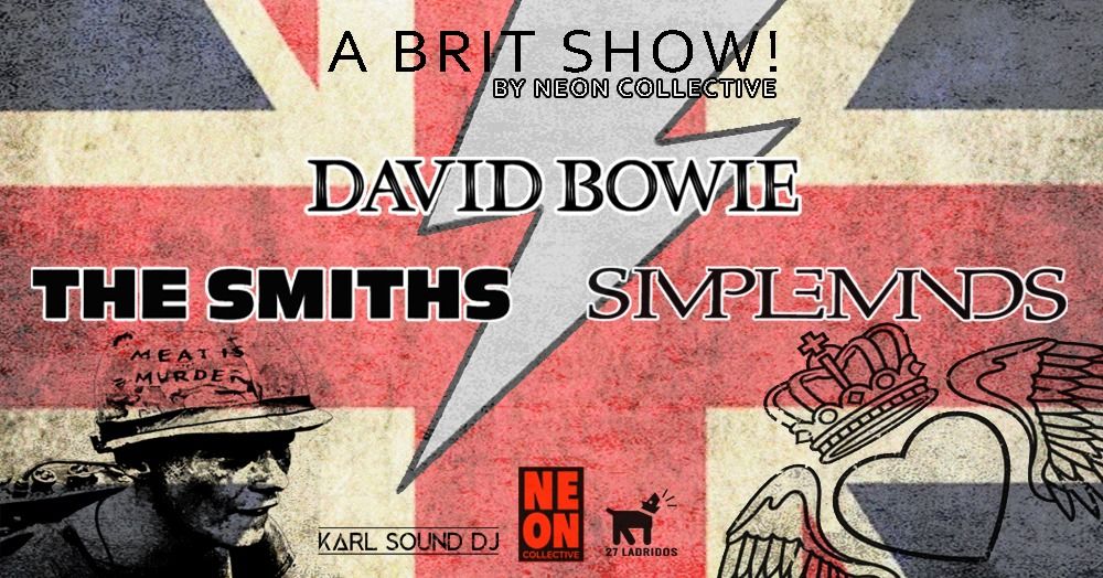 David Bowie, The Smiths & Simple Minds by Neon Collective en M\u00e1laga