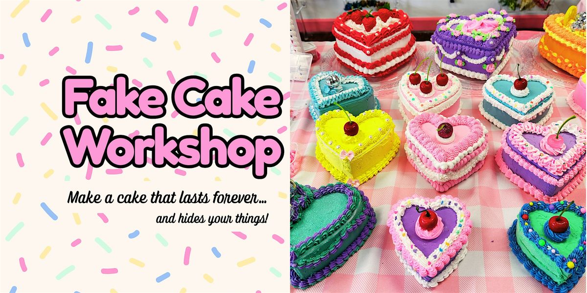 Faux Cake Decorating Workshop: Decorate a Heart Box