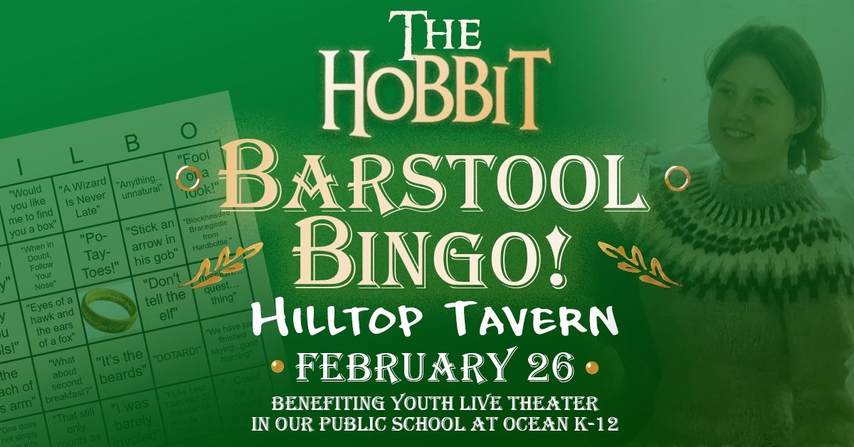 Hobbit Barstool Bingo Benefit!