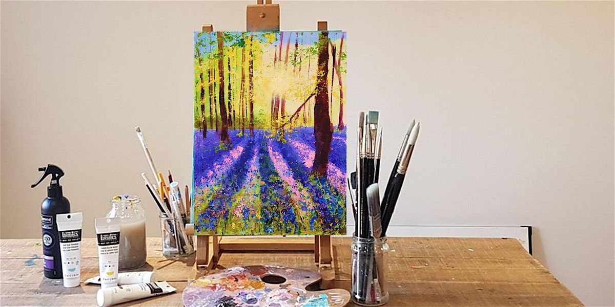 Painting workshop \u2018Bluebell forest\u2019 @Swan & Cygnet at Wakefield