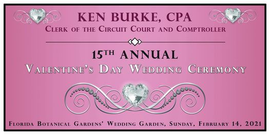 Pinellas Clerk s 15th Annual Valentine s Day Wedding 