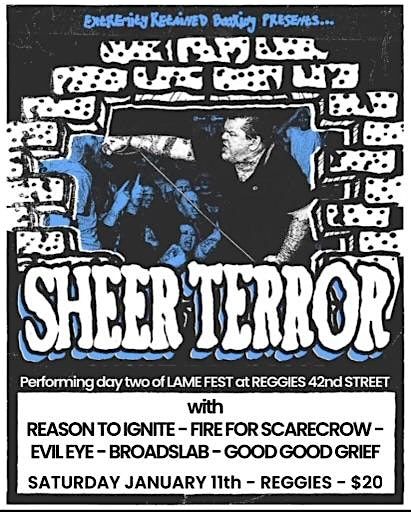 Sheer Terror headlining Lame Fest Day 2!!