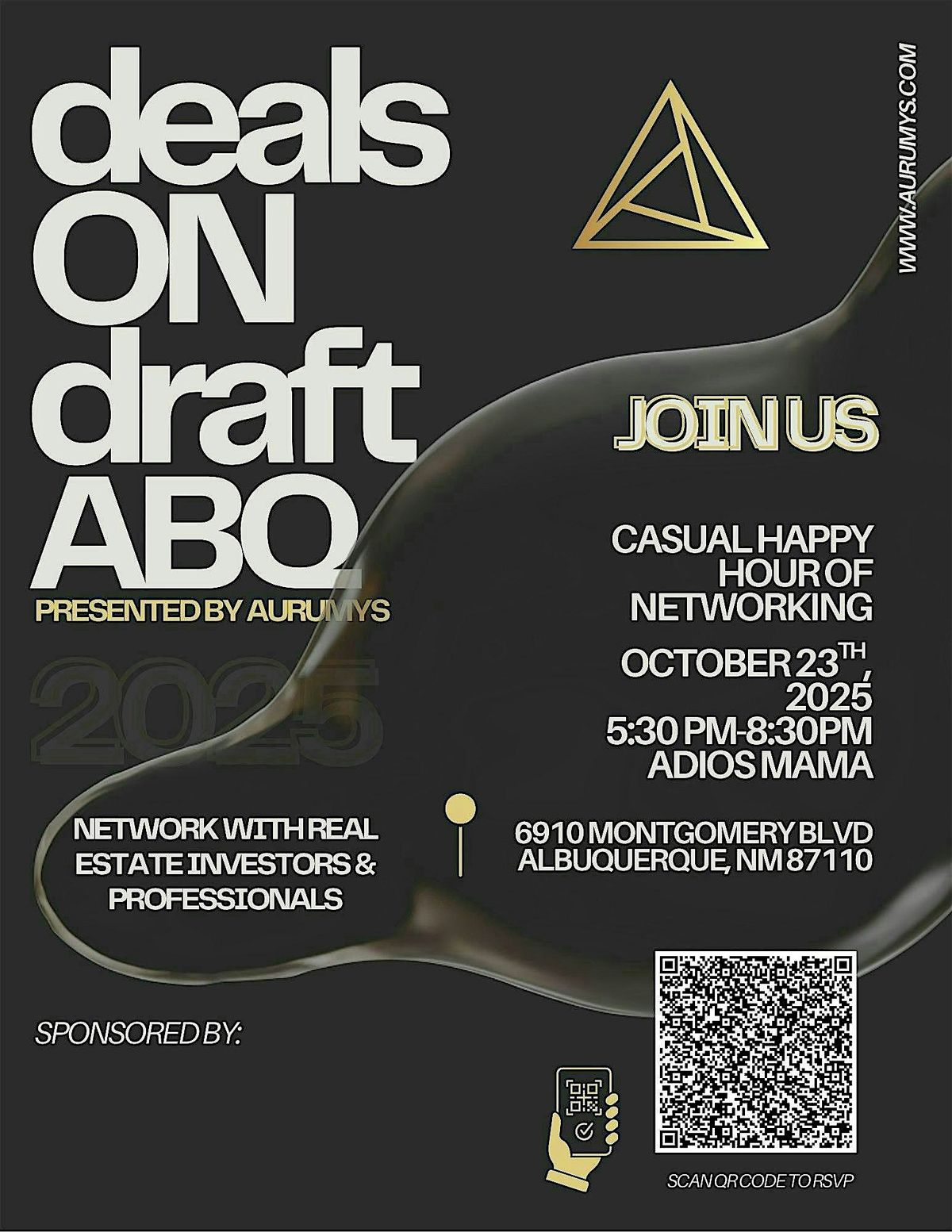 Deals on Draft Real Estate Investor Meetup presented by Aurumys