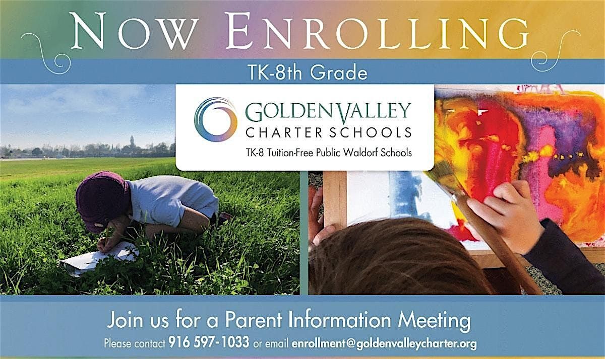 Golden Valley Charter Schools Open Enrollment 2025-26  Information Meeting