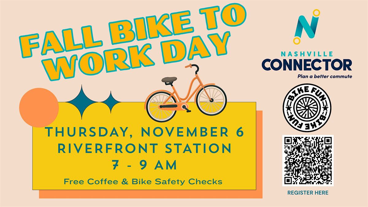 Fall Bike to Work Day with NashConnector and Bike Fun