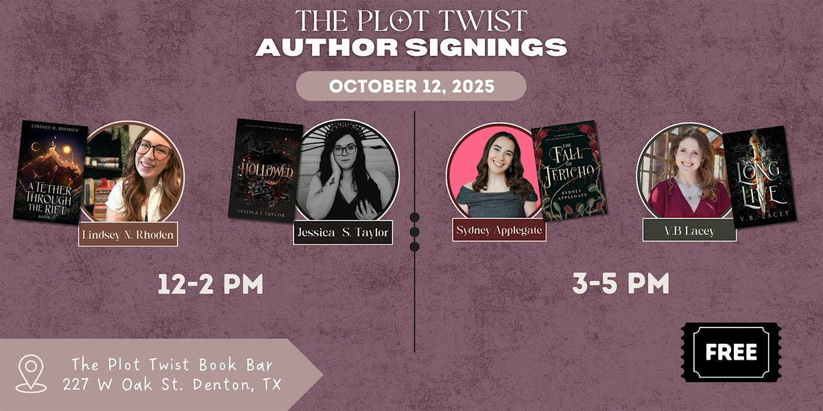 Multi Author Signing Event at The Plot Twist Romance Bookbar