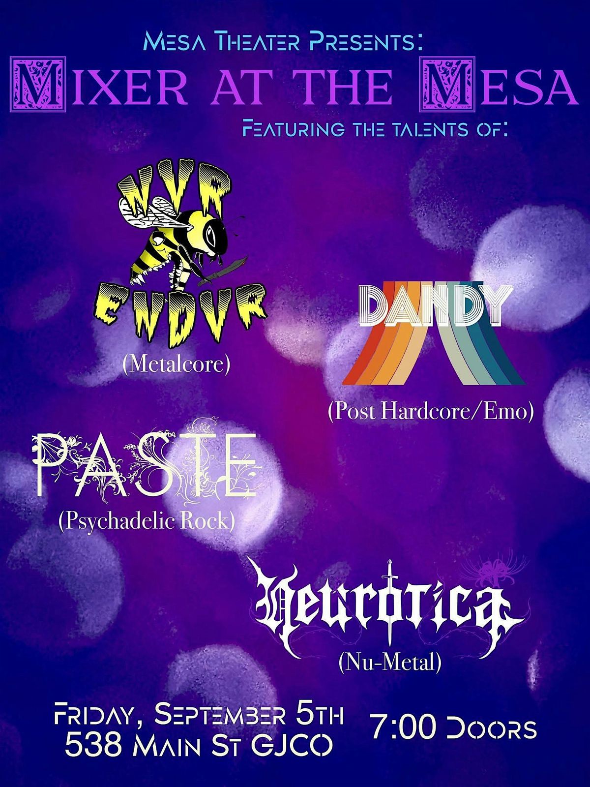 NVR ENDVR w\/ Dandy, Paste & Neurotica