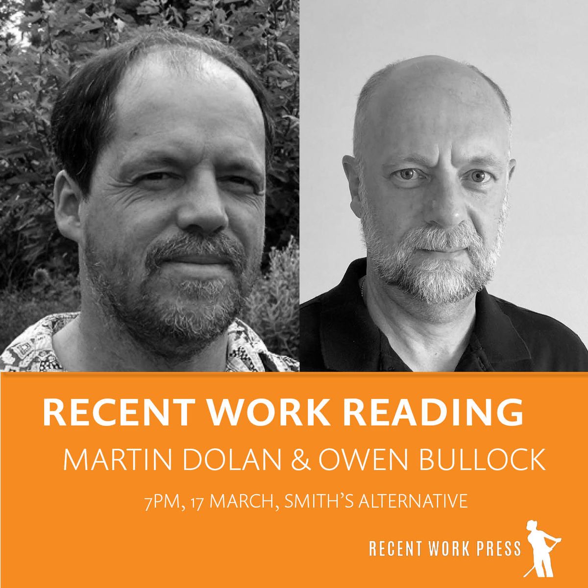 Recent Work Reading: Owen Bullock and Martin Dolan